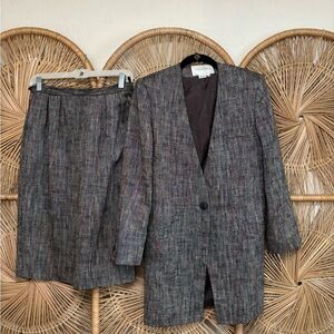 Vintage Christian Dior Skirt & Blazer Suit